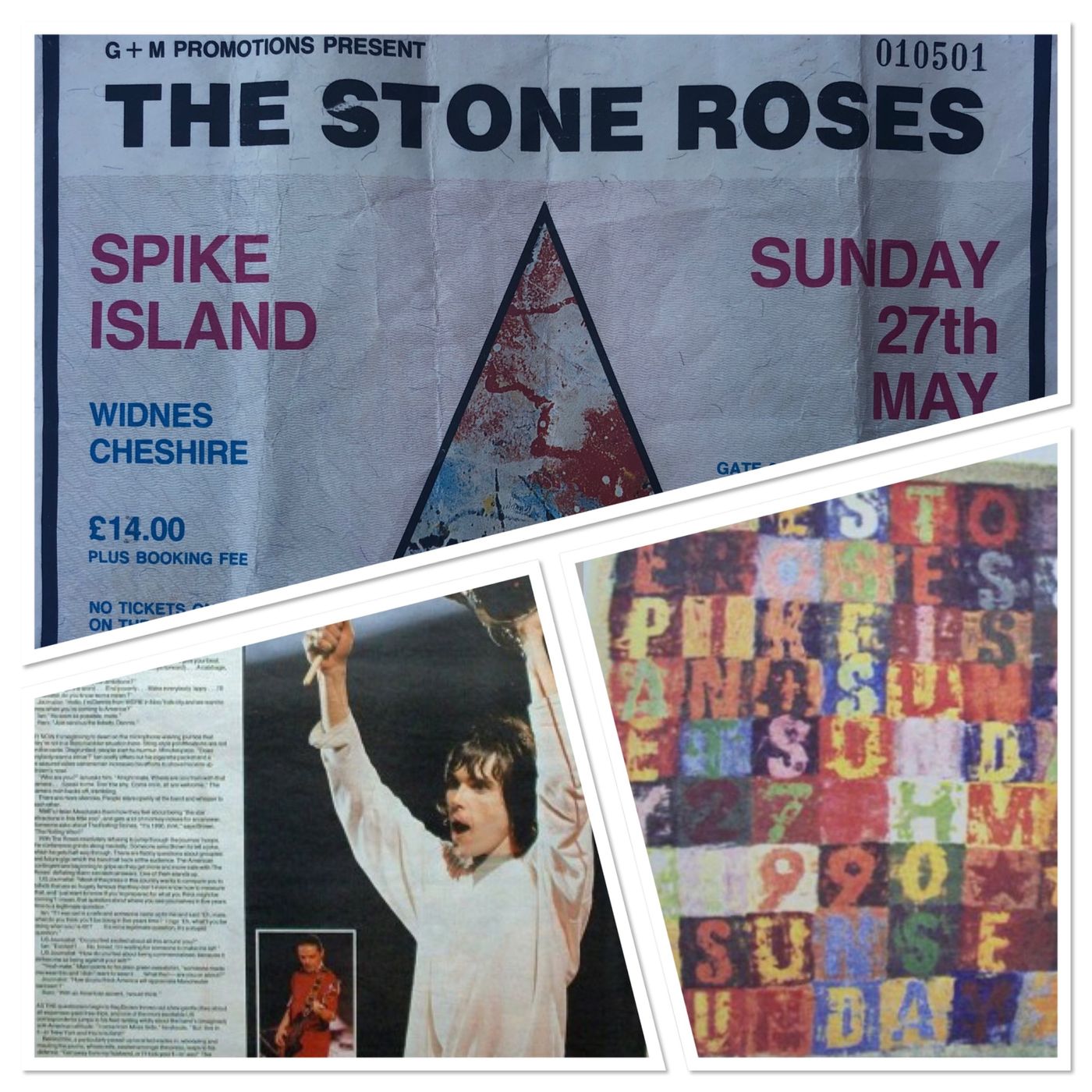 The Stone Roses performing live at Spike Island